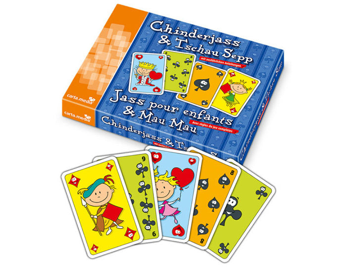 Chinderjass &amp; Tschau Sepp - Jass pour enfants &amp; Mau Mau für Kinder von carta.media günstig online kaufen
