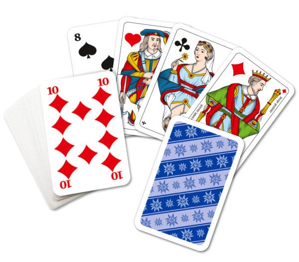 Edelweiss Piquet Jasskarten im Miniformat preiswert online kaufen auf Jasswelt.ch