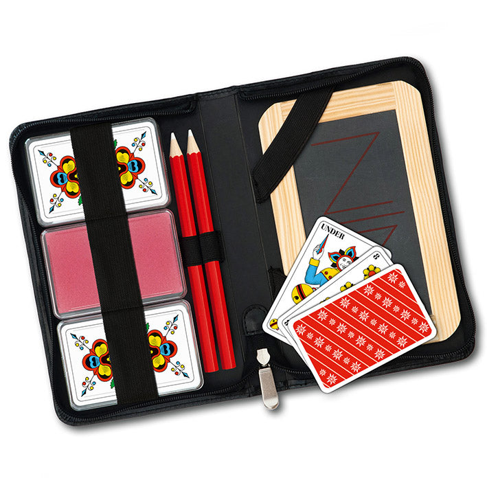 Jassetui mit 2 Sets Deutschschweizer Karten. Beliebt bei allen Jassern. Günstig online kaufen.