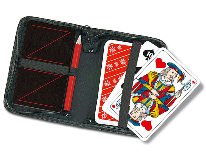 Edelweiss Piquetkarten im Reiseetui für Ferien oder unterwegs mit Familie günstig kaufen