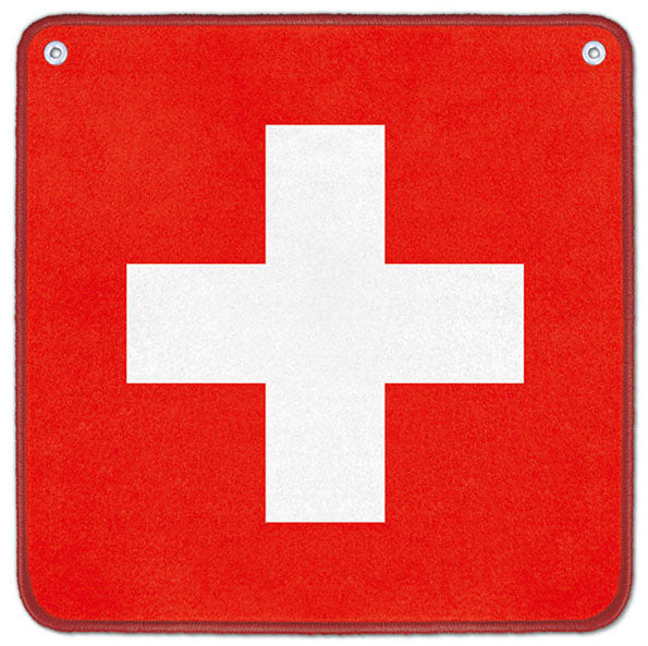 Jassteppich mit Schweizer Kreuz 65 x 65 cm von carta.media zum Jassen günstig online kaufen auf Jasswelt.ch