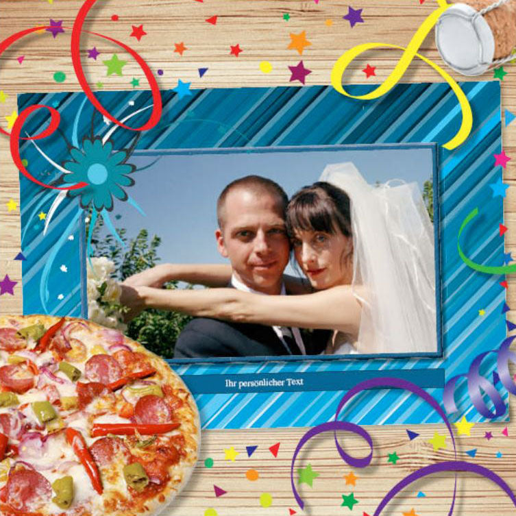 Personalisiertes Foto-Tischset Diagonal selber gestalten für Kundenfest. Günstig online kaufen.
