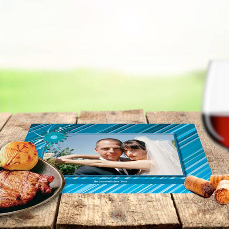 Personalisiertes Foto-Tischset Diagonal selber gestalten für Geburtstag. Günstig online kaufen.