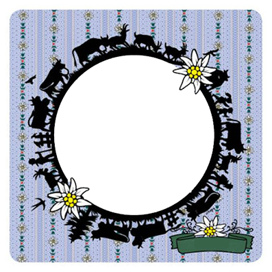 Personalisierter Jassteppich Edelweiss. Individuell bedruckten mit Foto und Text. oder Firmenlogo. Online kaufen.